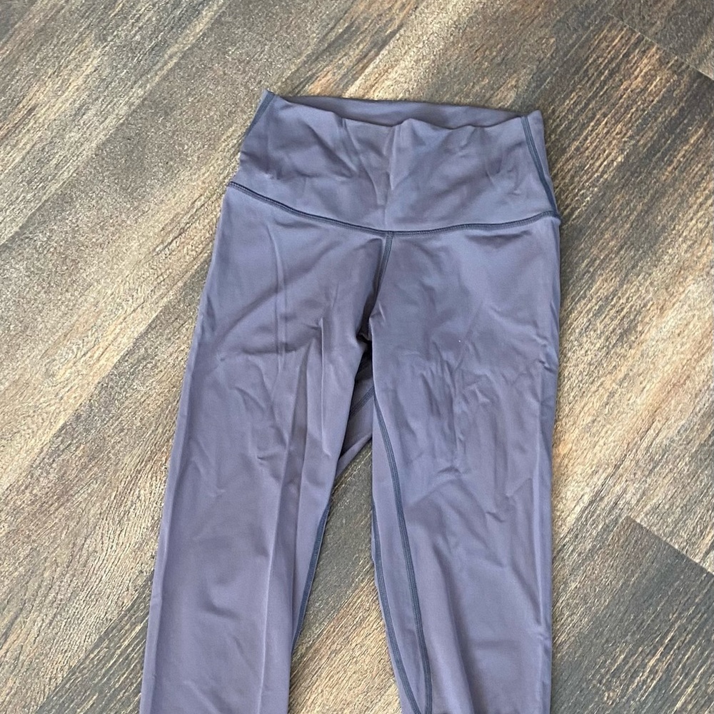 Gray full length leggings